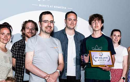 Indi receiving Best Sound Award 2025